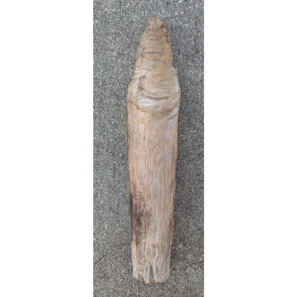 Hand Carved Wood Spirit Sculpture Man Folk Art Branch 13.5" - Picture 3 of 10